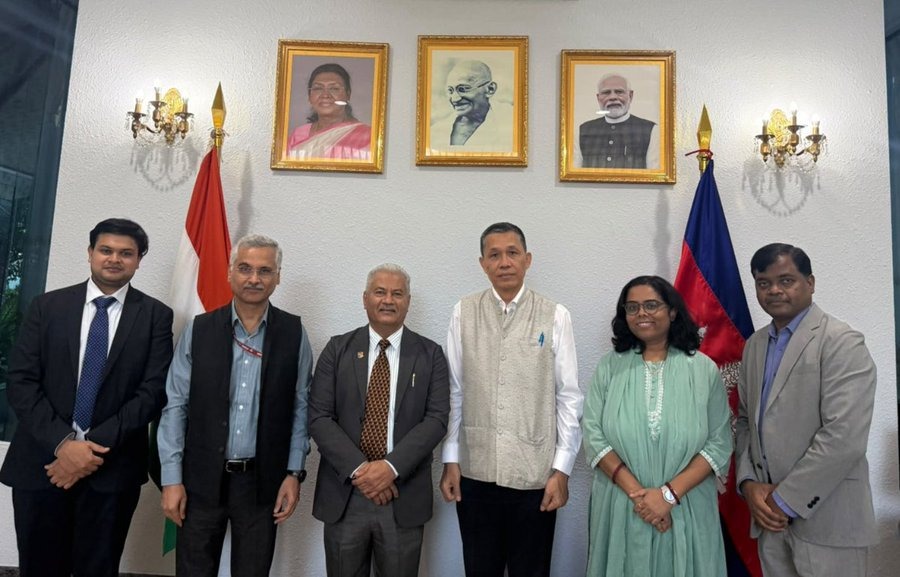DG IBCA Meets Ambassador of India to Cambodia